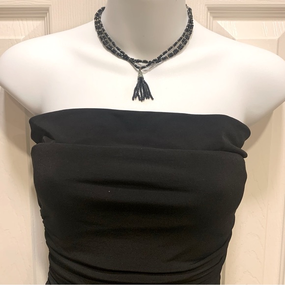 Black Cropped Tube Jumpsuit ❤️New listing❤️ - Picture 4 of 8